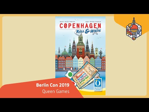 Copenhagen Roll & Write: Queen Games - Brettspiele - Berlin Con Studio 2019