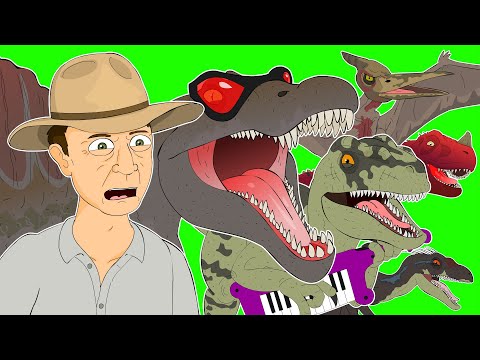 ♪ JURASSIC PARK 3 THE MUSICAL REMIX - Animated Song
