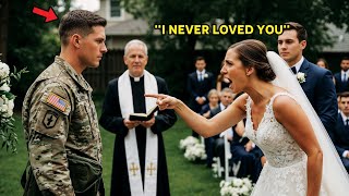 I Came Home Early From Deployment and Found My Fiancée Marrying Another Man In My Backyard