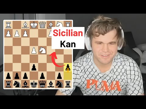 Magnus Carlsen Shows How to Play the Perfect Sicilian Kan