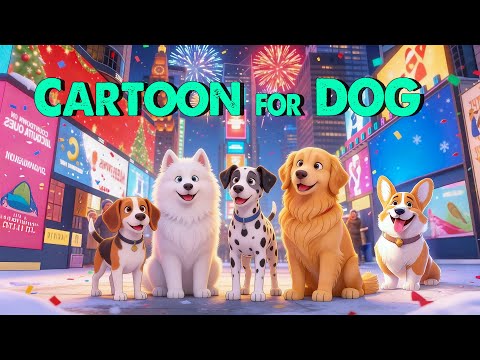 Dog Cartoon: Video Prevent Boredom with Soothing Music for Dog When Home Alone - Happy Music for Dog