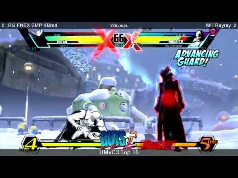 GUTS2 - UMvC3 - RG FNEX EMP Kbrad (Dante,Trish,Vergil) Vs.  MY Rayray (Magneto,Doctor Doom,Sentinel)