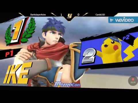 Momocon 2016 Smash 4 Winner's Bracket DarkslayerArim vs CarddSD