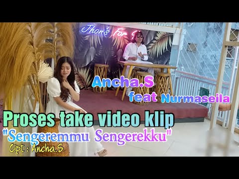 Proses take video klip Ancha.S feat Nurmaisela "Sengeremmu Sengerekku" Cipt : Ancha.S
