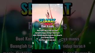 Download lagu Selamat hari Kamis (story whatsapp keren mp3 Download lagu Selamat hari Kamis (story whatsapp keren mp3
