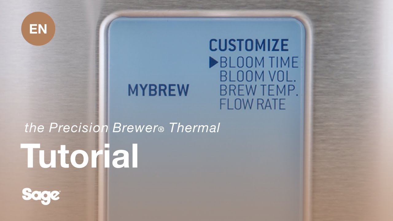 Brevilles handledning för att göra kaffe - Anpassa med inställningen My Brew