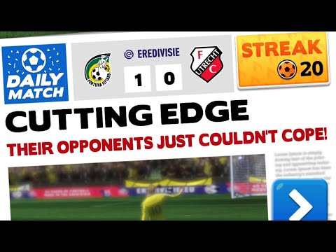20 Streak - Score! Hero 2022 - Fortuna Sittard Vs. FC Utrecht