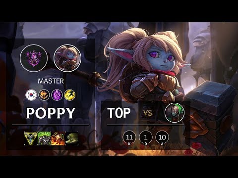 Poppy Top vs Singed - KR Master Patch 10.11