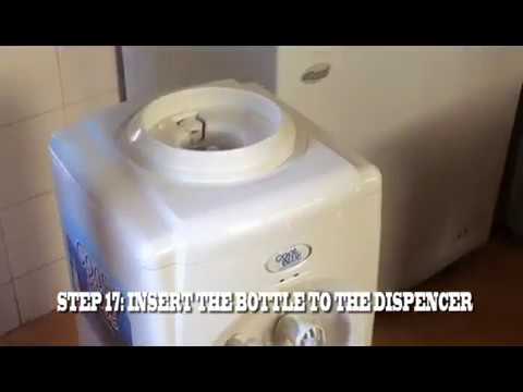 How to service cool blue water dispenser