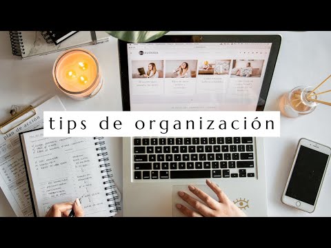 , title : 'Cómo ser más organizado y productivo | Tips de organización'