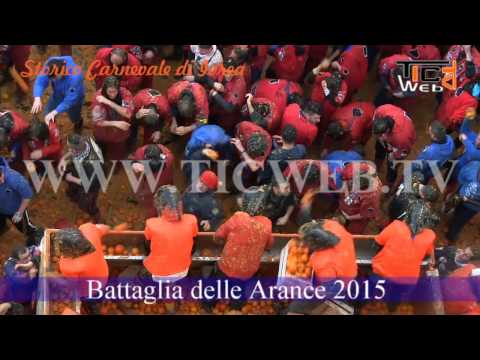 Battaglia delle Arance 2015 - Storico carnevale di Ivrea