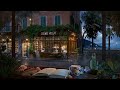 Cozy Italian Seaside Café Rain Ambience ️ Relaxing Rain Sounds For Focus Study Relaxation
