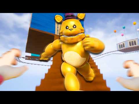 Fast Fredbear in Hello Neighbor, but in a Sky Base