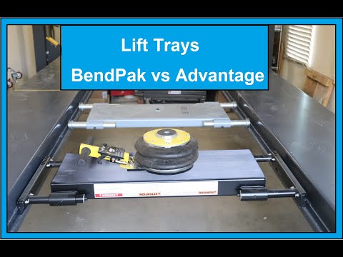 Part (4 of 6) 4-Post Lift Tray Review; BendPak vs Advantage, Compare and Contrast