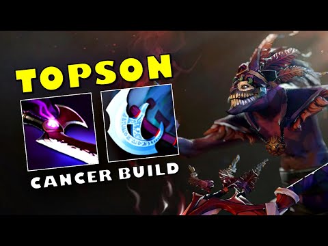 Dota 2 TOPSON [Dazzle] CANCER Item Build Silver Edge + Manta Style 7.34c