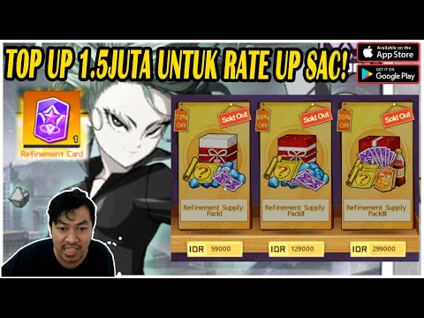 🔥🔥TOP UP 1.5JUTA UNTUK GACHA REFINEMENT CARD [RATE UP GACOR] - ONE PUNCH MAN The Strongest