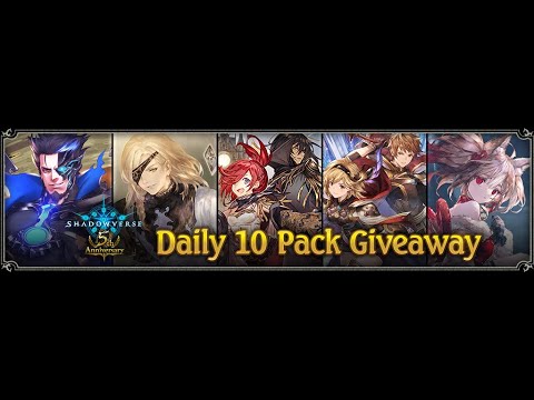 [Shadowverse]【Shop】Daily 10 Pack Giveaway ► +120 Verdant Conflict Packs Opening ║Season 59 #2533║