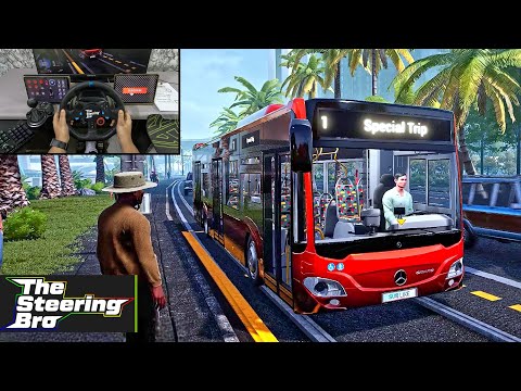 Bus Simulator 21 - My First Day as A Bus Driver | G29 Steering Wheel & Gear Shifter Gameplay