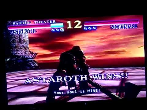 Soul Calibur(Dreamcast)-Astaroth vs Nightmare