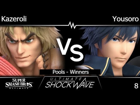 USW 8 - Kazeroli (Ken, Piranha Plant) vs HMO | Yousoro (Chrom) Pools - Winners - SSBU