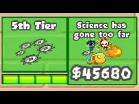 5th Tier Upgrades Mod - Has Science Gone too Far? | Bloons TD Battles 5th Tier Tack (BTD Battles)