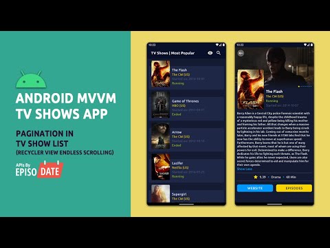 Android MVVM | TV Shows App | Tutorial #4 | Pagination In TV Show List | Endless Recycler View