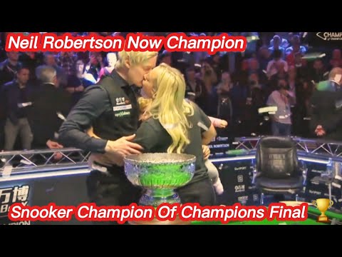 Snooker Champion Of Champions Final Neil Robertson V's Judd Trump Final Frame Decider.