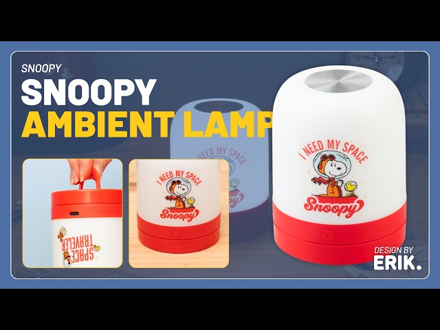 Vídeo relacionado con Grupo Erik Lampara Snoopy - Lampara mesita de noche o de Escritorio | Peanuts Snoopy Regalos : Luz Nocturna infantil como Decoracion Habitacion Juvenil (USB/Pilas)