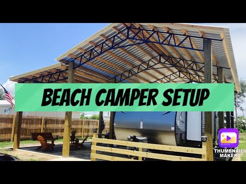 BEACH CAMPER SETUP/TOUR || Ideas of how to layout your space!