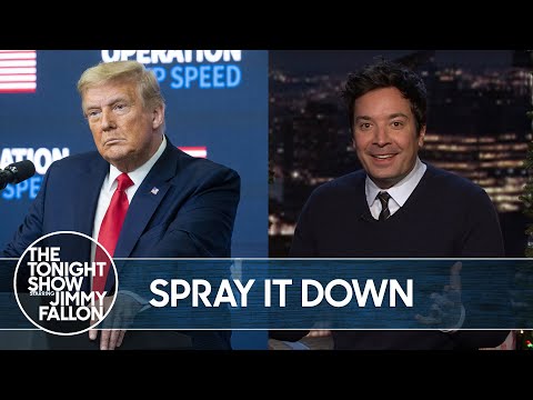 白宮將在特朗普離開時進行消毒｜《今夜秀》｜《今夜秀》雜誌社 (White House to Be Disinfected When Trump Leaves | The Tonight Show)