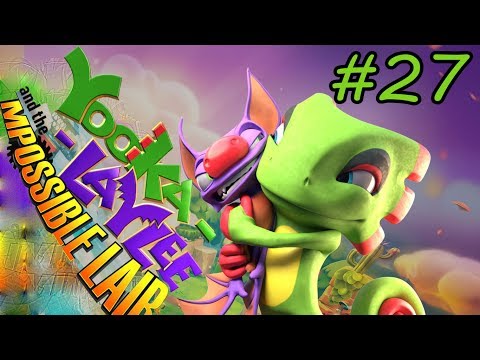 Yooka-Laylee and the Impossible Lair - Walkthrough - Part 27 - Queasy Quay Climb HD