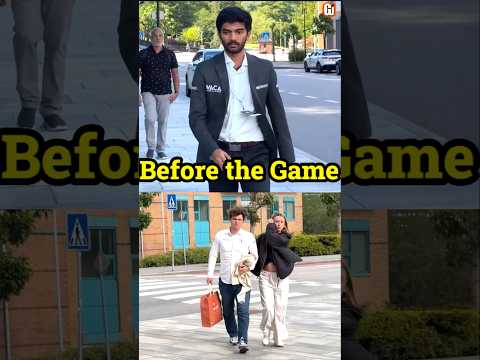 Gukesh Vs Magnus (Entry & Exit) 😎