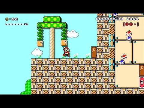 [4-3] Perilous Pokey Desert ¹°°S by bruhhhhhh - SUPER MARIO MAKER - NO COMMENTARY 1bf