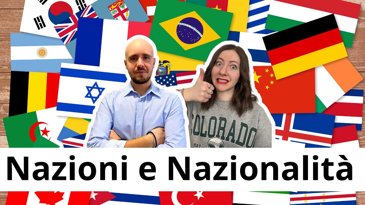 Nations and Nationalities in Italian – LearnAmo