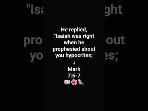 Mark 7:6-7 That Which Defiles #video #shortsfeed #bible #learning #repentance #jesus #gospel