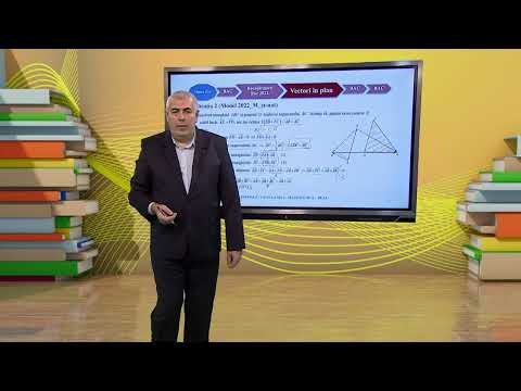 TeleŞcoala: Matematică clasa a XII-a – Operaţii cu vectori în plan (@TVR2)