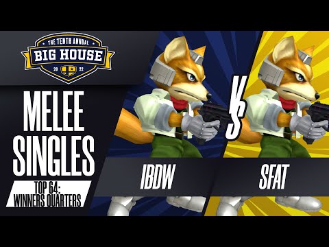 iBDW vs SFAT - Melee Singles Top 64: Winners Quarters - The Big House 10 | Fox vs Fox