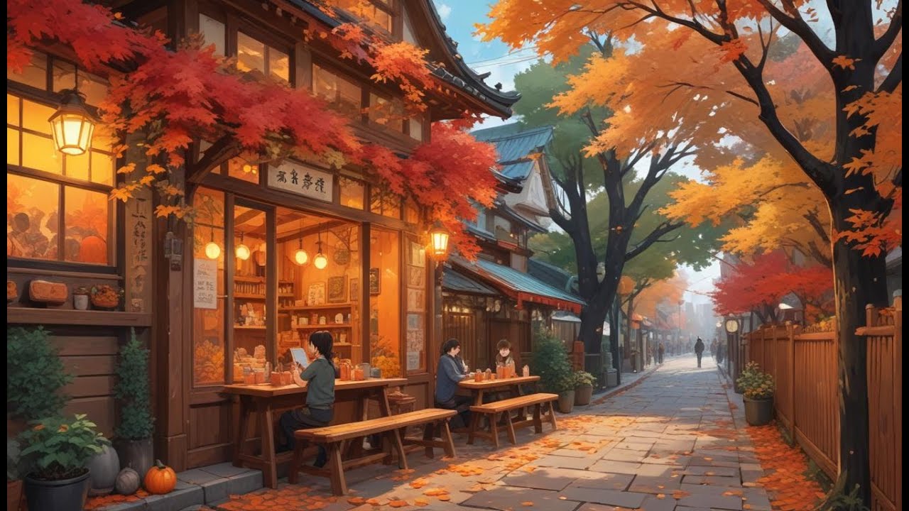 Chill Coffee Shop Vibes: Lo-fi Hip Hop Mix for Autumn