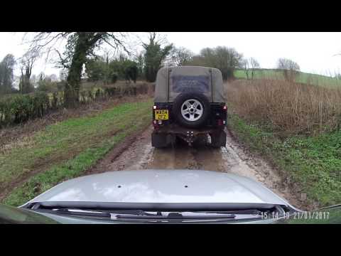 Green Lane Driving With Dacia Duster - A Trip Around Dorset Lanes January 2017