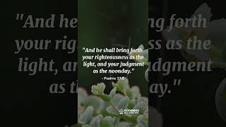 Your Righteousness Shines! | Verse of the Day