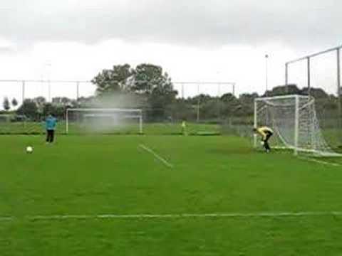 Martijn houdt een strafschop