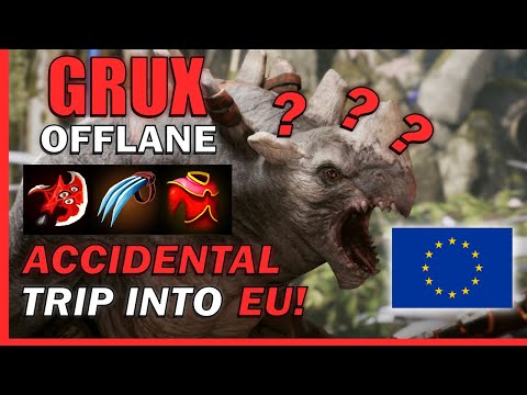 My ACCIDENTAL ADVENTURE playing in the EU SERVERS! - Predecessor Grux Offlane Commentary Gameplay