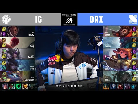 IG vs DRX | Mid-Season Cup 2020 | Group Stage - Day 2 Match 2 | Invictus Gaming vs DragonX