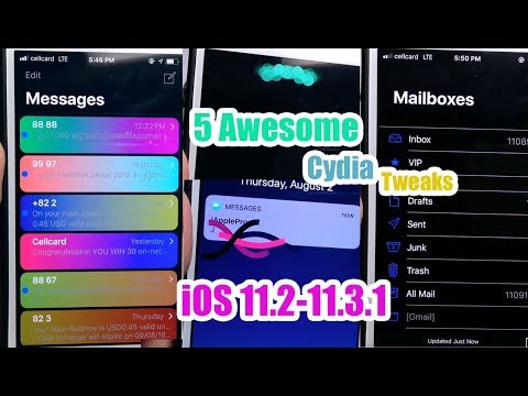 5 Best Awesome Cydia Tweaks Compatible iOS 11.2-11.3.1