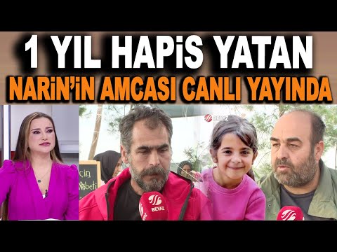 Delilleri karartı mı? Tahliye olan Narin'in amcası canlı yayında açıklama yapıyor!