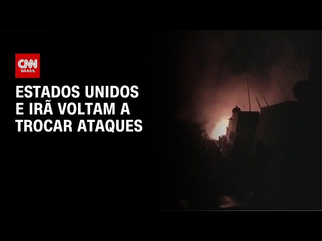 Estados Unidos e Irã retomam ataques durante madrugada | CNN NOVO DIA