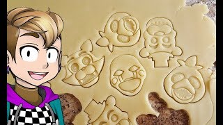 Making FNaF Holiday Cookies with Bootleg Cutters!