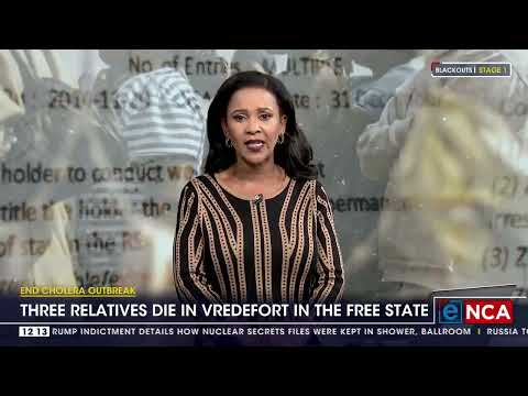 Three relatives die of Cholera in Vredefort in the Free State