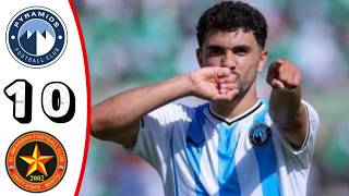 بيراميدز ضد المريخ بانتيو دوري ابطال افريقيا 2026 ملخص بيراميدز اليوم  هدف بيرام