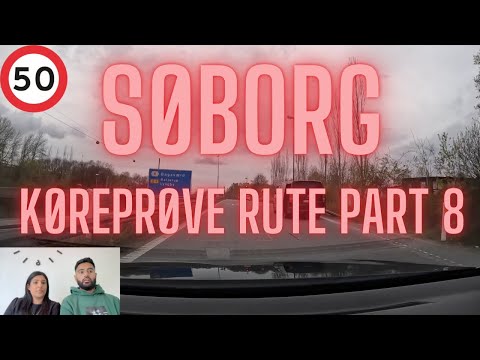 Køreprøve rute Søborg PART 8 (SKAL SES INDEN KØREPRØVE)